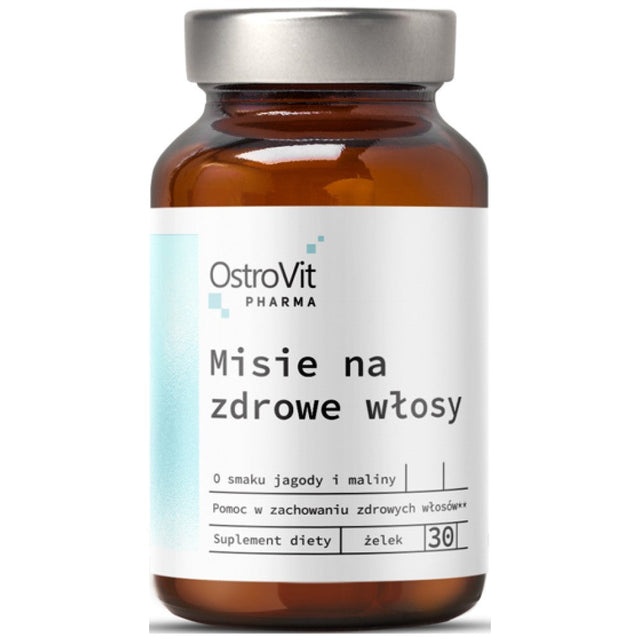 Pharma Bears / Chewable Hair, Skin, Nails Formula 30 Дъвчащи таблетки  OstroVit - Nutra Best Bulgaria