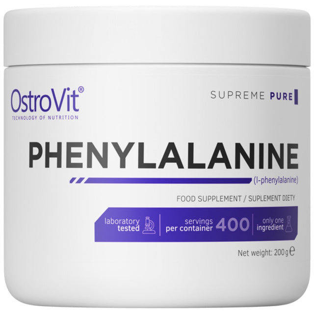 Phenylalanine / L-Phenylalanine Powder 200 грама  OstroVit - Nutra Best Bulgaria
