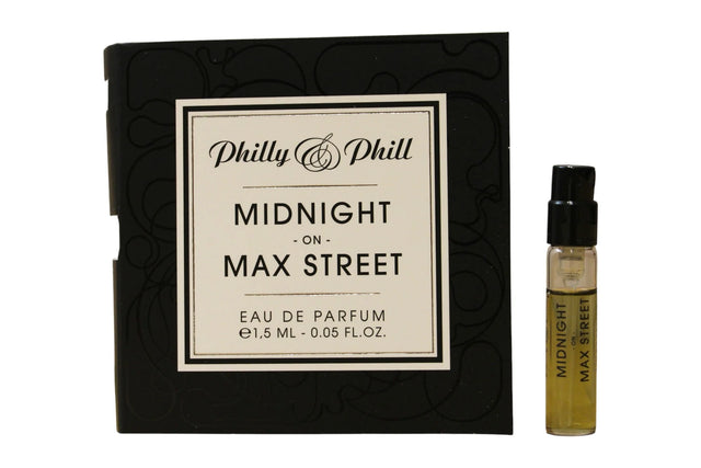 Philly & Phill, Midnight on Maxstreet, Eau De Parfum, Unisex, 1.5 ml *Vial  Philly & Phill - Nutra Best Bulgaria