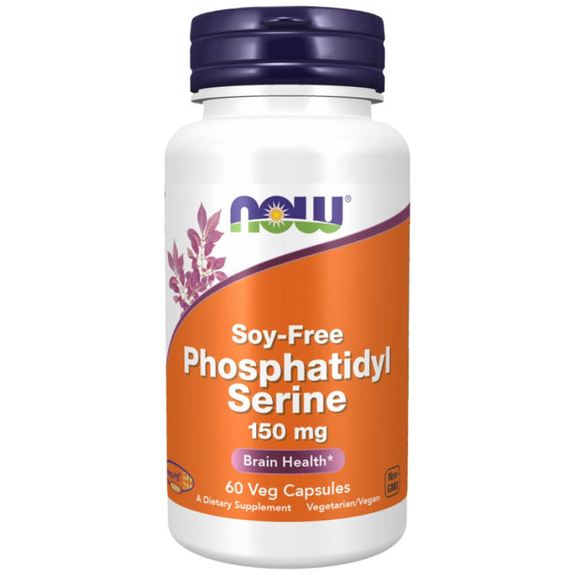 Phosphatidyl Serine 150 mg | Soy-Free - 60 капсули  NOW Foods - Nutra Best Bulgaria