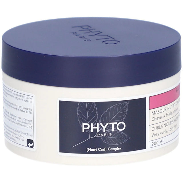 Phyto, Intense Curls, Hair Treatment Cream Mask, Detangling & Nourishing, After shampooing, 200 ml  Phyto - Nutra Best Bulgaria
