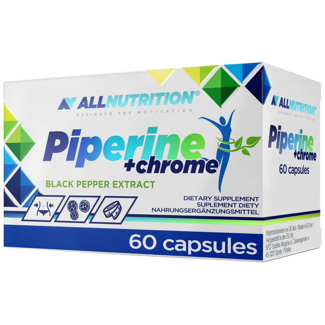 Piperine + Chrome - 60 капсули  AllNutrition - Nutra Best Bulgaria