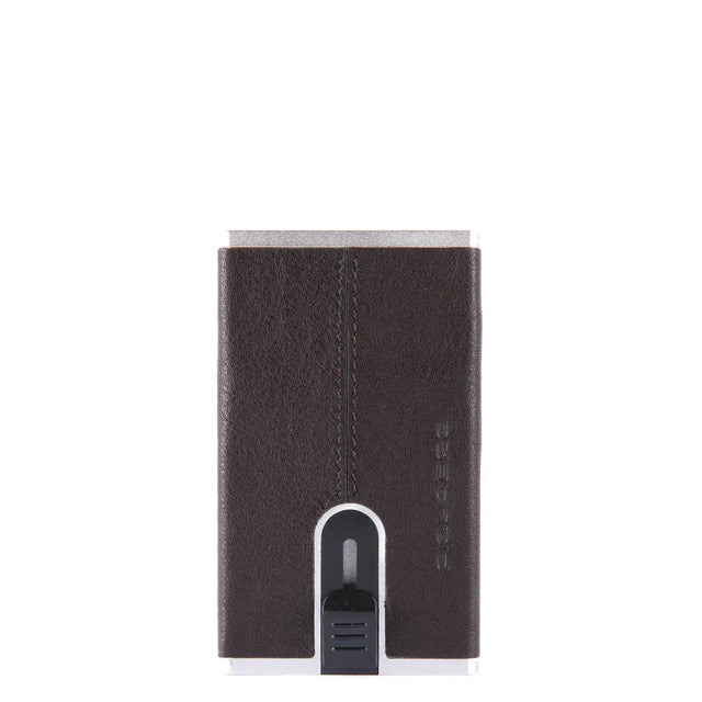 Piquadro, Black Square, Leather Card Holder, Square Sliding System, PP4825B3R-TM, Brown, For Men  Piquadro - Nutra Best Bulgaria