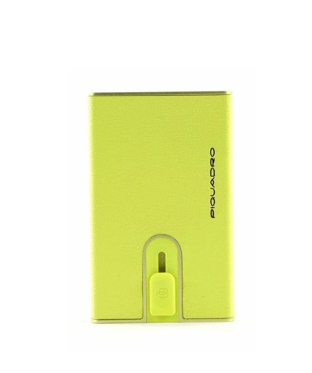 Piquadro, Empire, Leather Card Holder, Square Sliding System, PP4825EMR-3, Green, For Men  Piquadro - Nutra Best Bulgaria
