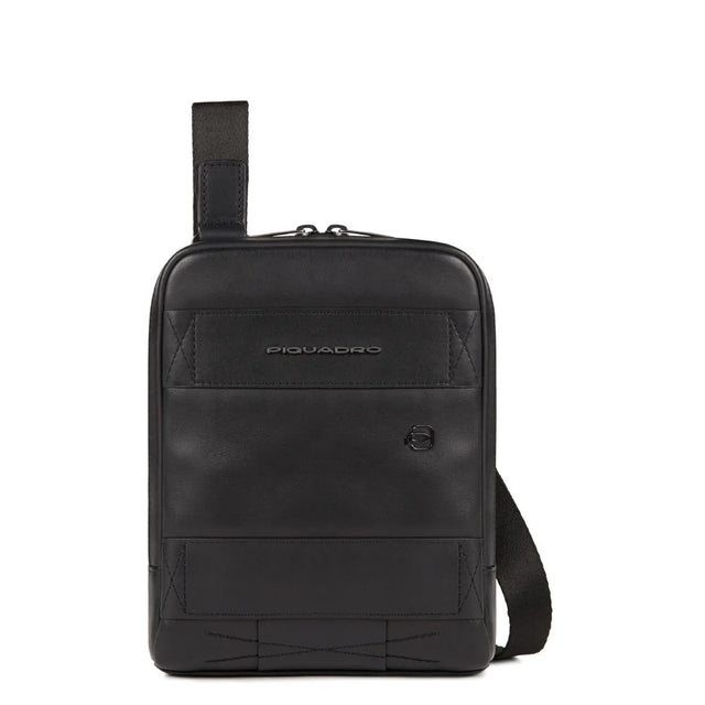 Piquadro, Obidos, Leather Crossbody Bag, Black, 17 x 22 x 5.00 cm, For Men  Piquadro - Nutra Best Bulgaria
