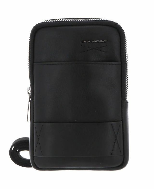 Piquadro, Obidos, Leather Crossbody Bag, Black, For Men  Piquadro - Nutra Best Bulgaria