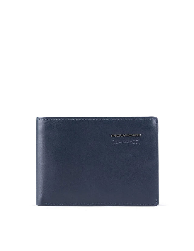 Piquadro, Obidos, Leather Wallet, Coin Holder, Blue, For Men  Piquadro - Nutra Best Bulgaria