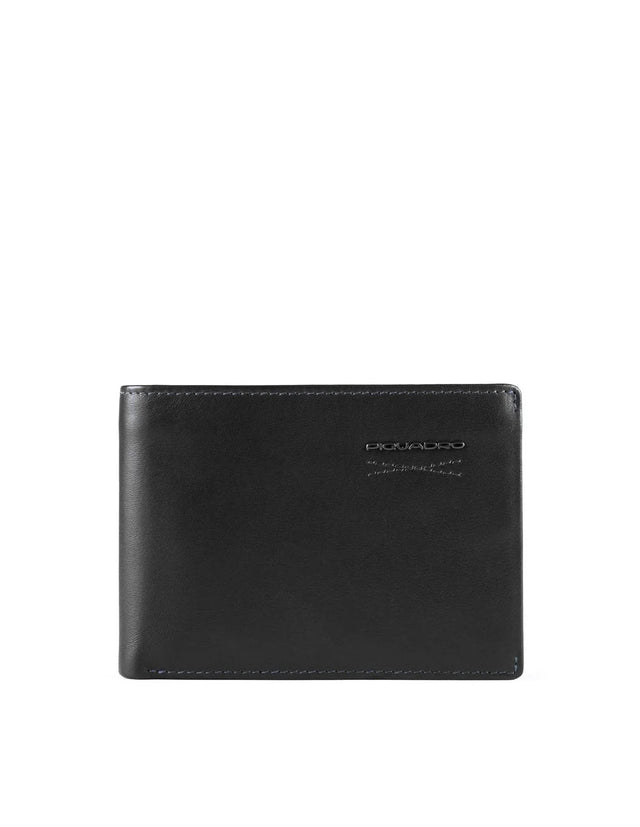 Piquadro, Obidos, Leather Wallet, Slim, PU257W110R-N, Black, For Men  Piquadro - Nutra Best Bulgaria