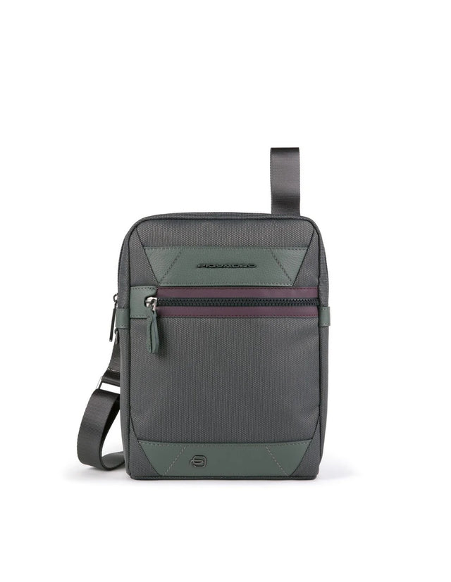Piquadro, Trakai, Recycled Materials, Small, Textile Crossbody Bag, Green, 27 x 21 x 5 cm, For Men  Piquadro - Nutra Best Bulgaria