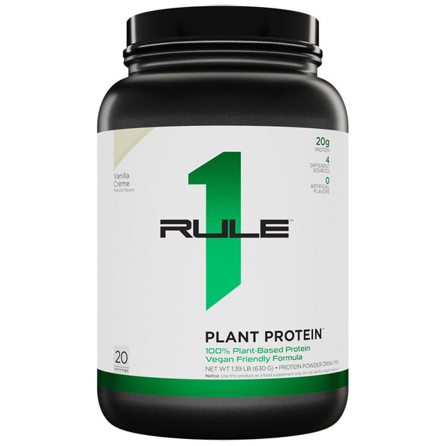 Plant Protein | 100% Vegan Formula - 630 грама  Rule1 - Nutra Best Bulgaria