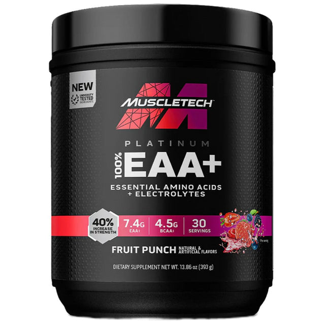 Platinum 100% EAA+ - 393  грама  MuscleTech - Nutra Best Bulgaria
