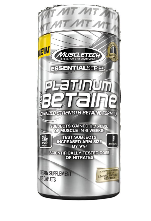 Platinum Betaine 168 капсули  MuscleTech - Nutra Best Bulgaria