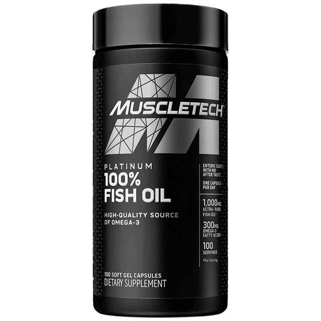 Platinum Omega Fish Oil - 100 Гел капсули  MuscleTech - Nutra Best Bulgaria
