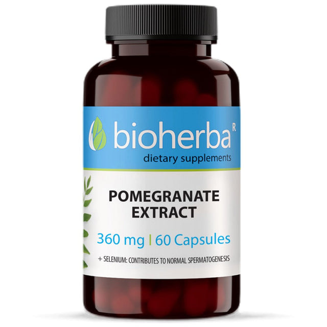 Pomegranate Extract 360 mg - 60 капсули  Bioherba - Nutra Best Bulgaria