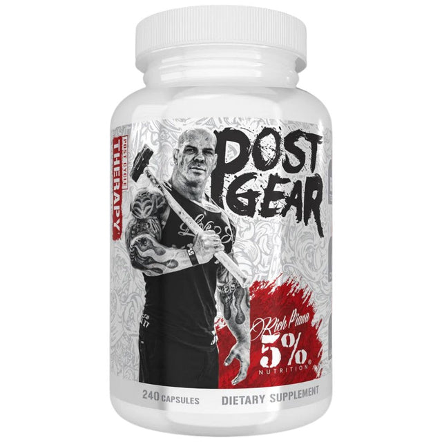 Post Gear | The Complete Post Cycle Therapy - PCT Formula 240 капсули  Rich Piana 5% Nutrition - Nutra Best Bulgaria