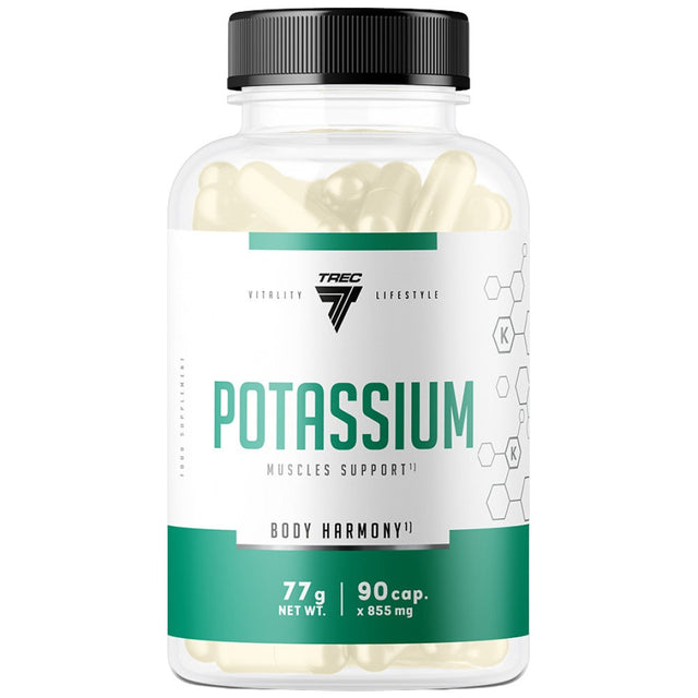 Potassium 400 mg - 90 капсули  Trec Nutrition - Nutra Best Bulgaria