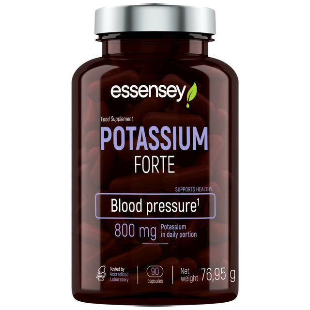 Potassium Forte 400 mg - 90 капсули  ESSENSEY - Nutra Best Bulgaria