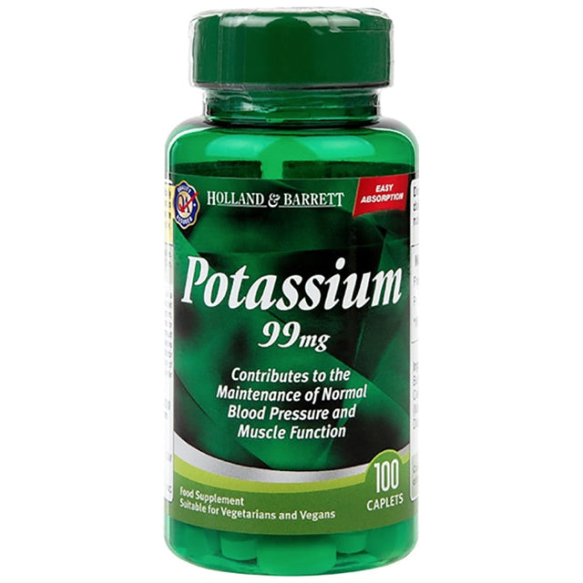 Potassium Gluconate 99 mg - 100 каплети  Holland and Barrett - Nutra Best Bulgaria