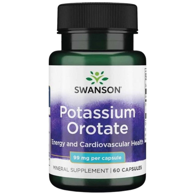 Potassium Orotate 99 mg 60 капсули  Swanson - Nutra Best Bulgaria