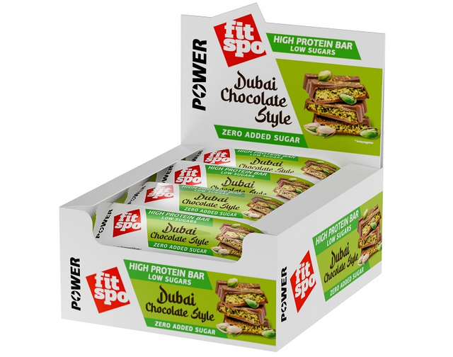 Power Bar Дубайски Шоколад - 12 x 50 грама  FitSpo - Nutra Best Bulgaria