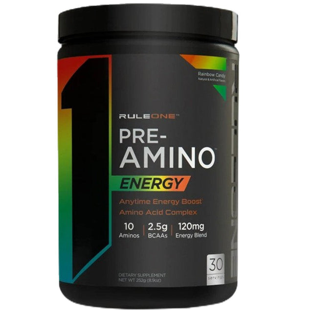 Pre-Amino Energy | with Green Tea & Organic Cofee - 252 грама  Rule1 - Nutra Best Bulgaria