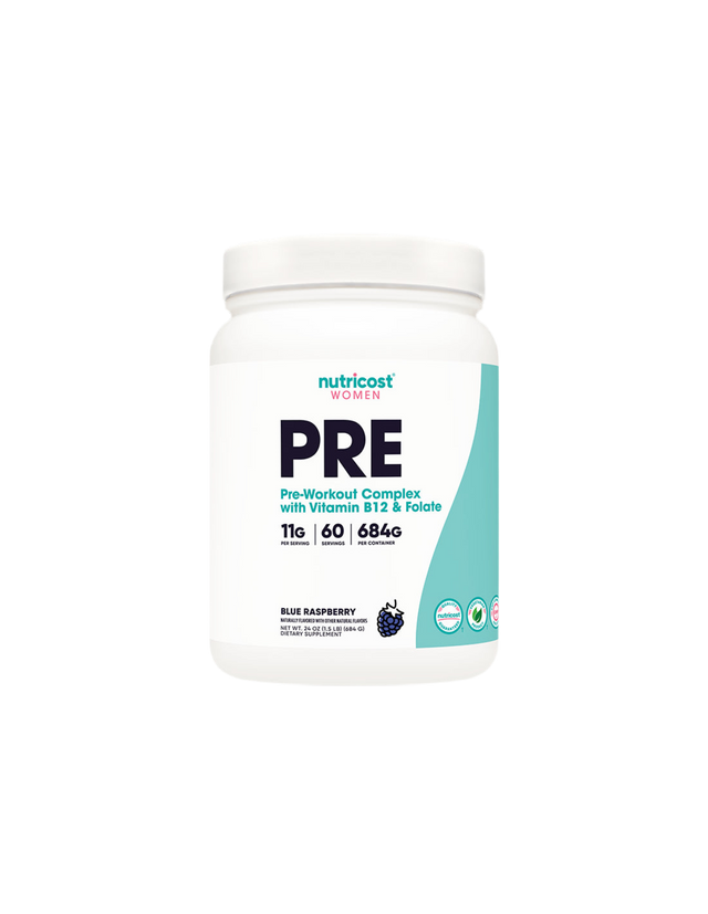 Комплексна фитнес формула за жени Pre-Workout, 684 g прах Nutricost  Nutricost - Nutra Best Bulgaria