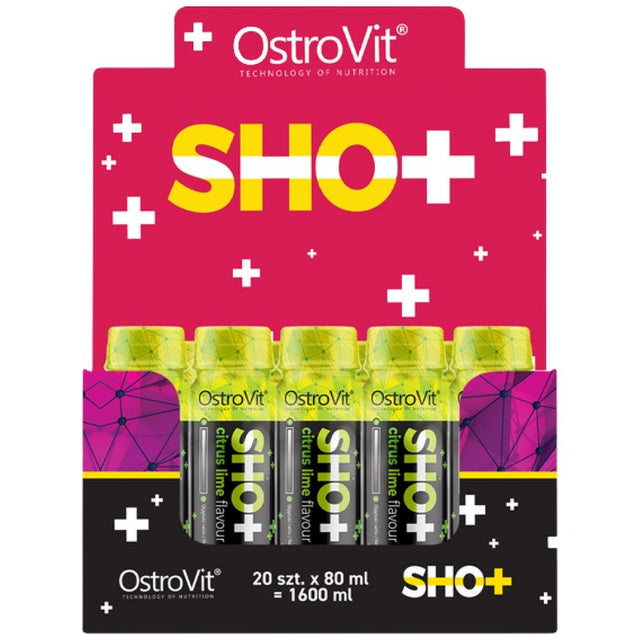 Pre-Workout Shot - 20 x 80 мл  OstroVit - Nutra Best Bulgaria