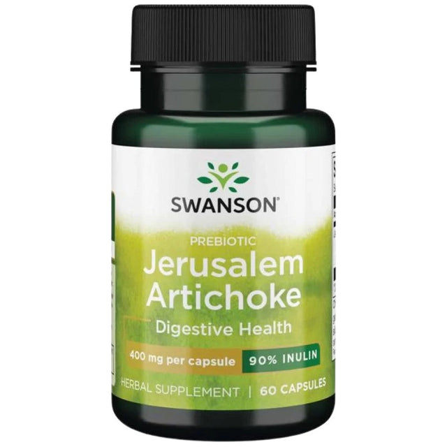 Prebiotic Jerusalem Artichoke 400 mg 60 капсули  Swanson - Nutra Best Bulgaria