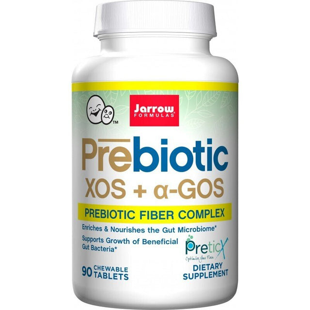 Prebiotic XOS + α-GOS - Пребиотик 90 дъвчащи таблетки  Jarrow Formulas - Nutra Best Bulgaria