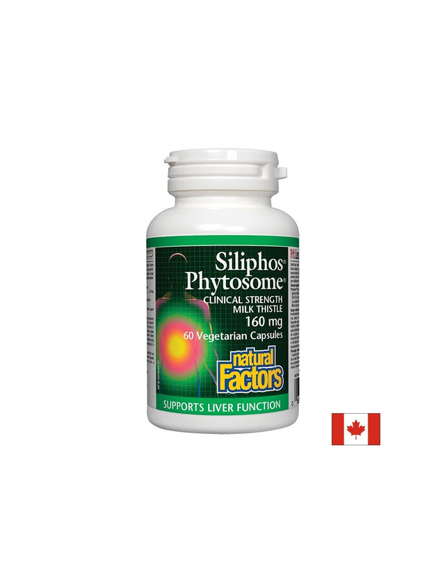 Premium Milk Thistle / Siliphos Phytosome 160 mg - 60 капсули  Natural Factors - Nutra Best Bulgaria