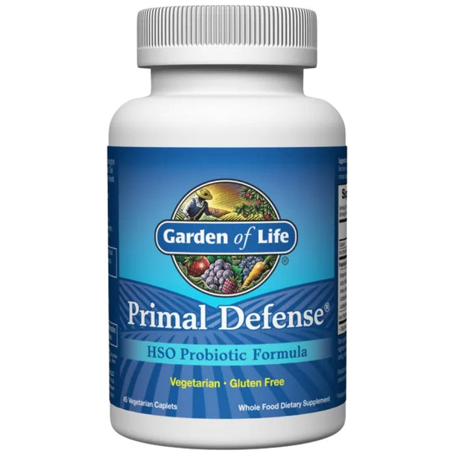 Primal Defense | HSO Probiotic Formula - 90 капсули  Garden Of Life - Nutra Best Bulgaria