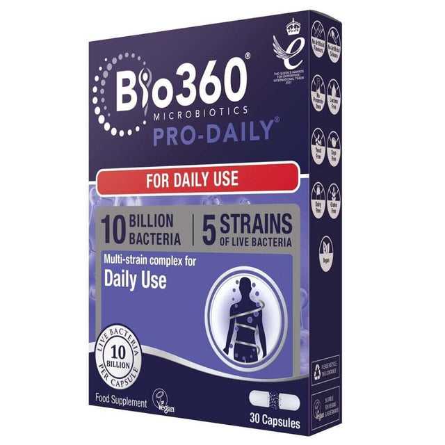 Пробиотик Pro-Daily (10 Billion Bacteria) 10млрд. 30 капсули NaturesAid  Natures Aid - Nutra Best Bulgaria