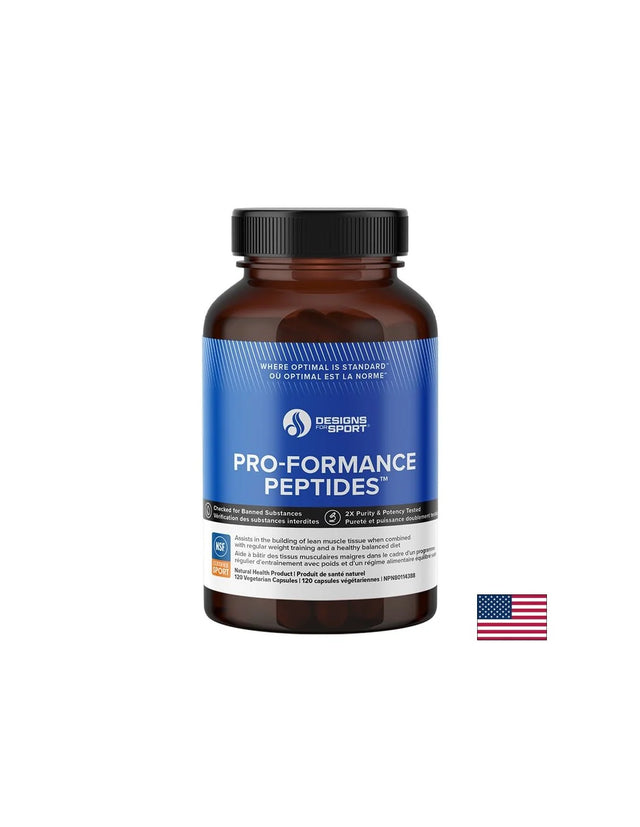 Pro-Formance Peptides – Мускулна сила и издръжливост при натоварване, 120 капсули  Designs for Health - Nutra Best Bulgaria