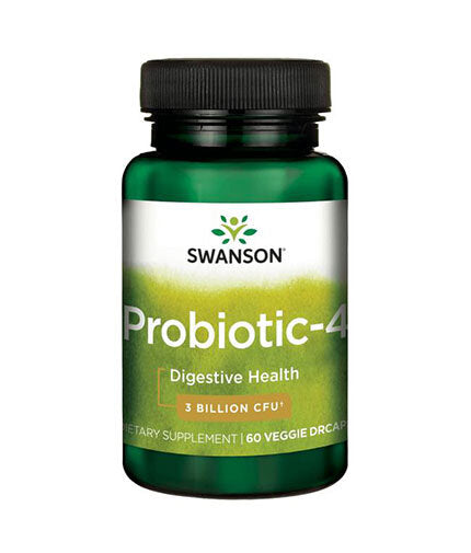 ProBiotic 4 | 3 Billion CFU - 60 капсули  Swanson - Nutra Best Bulgaria