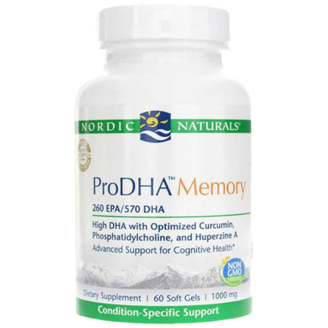 ProDHA Memory - 60 Гел капсули  Nordic Naturals - Nutra Best Bulgaria