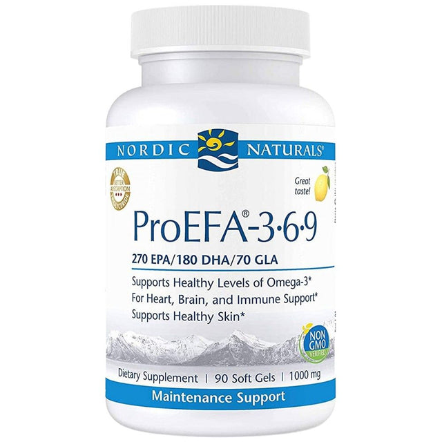 ProEFA - Omega 3.6.9 - 90 Гел капсули  Nordic Naturals - Nutra Best Bulgaria