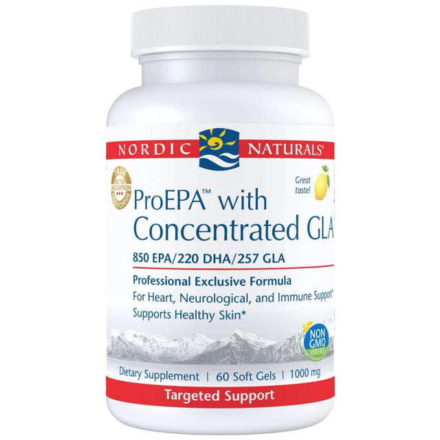 ProEPA with Concentrated GLA - 60 Гел капсули  Nordic Naturals - Nutra Best Bulgaria