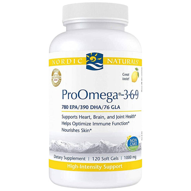 ProOmega 3-6-9 1360 mg - 120 Гел капсули  Nordic Naturals - Nutra Best Bulgaria