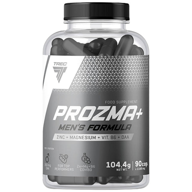 ProZMA+ Men's Formula | ZMA + D-Aspartic Acid - 90 капсули  Trec Nutrition - Nutra Best Bulgaria