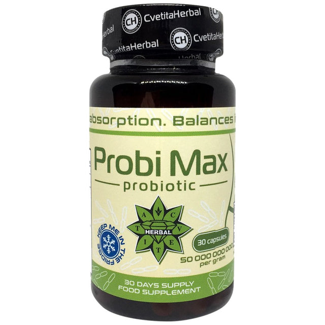 Probi Max - 30 капсули  Cvetita Herbal - Nutra Best Bulgaria
