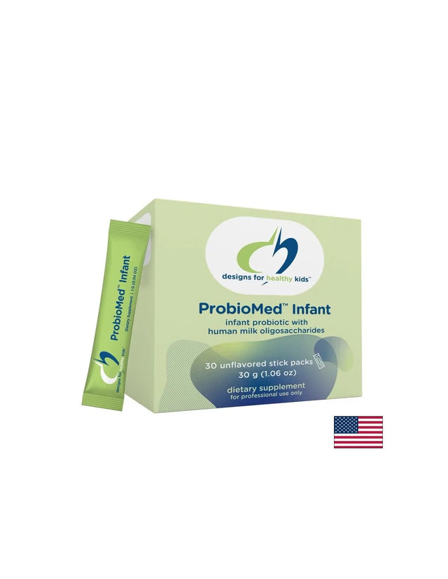 ProbioMed Infant (Пробиотик с 5 млрд. CFU и 7 щама) – При колики и газове при кърмачетата, 30 сашета  Designs for Health - Nutra Best Bulgaria