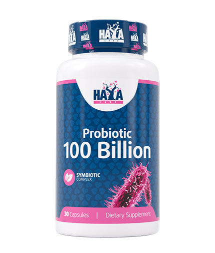 Probiotic 100 Billion / Symbiotic Complex / 30 Caps  HAYA LABS - Nutra Best Bulgaria