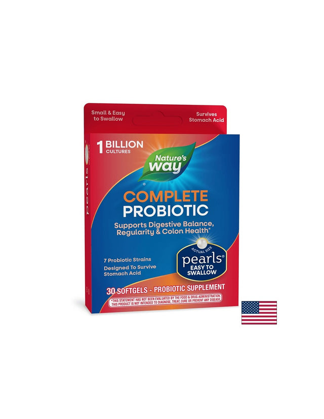Probiotic Pearls Complete Digestive Health / Пробиотик за добро храносмилане,  30 софтгел капсули Nature’s Way  Nature’s Way - Nutra Best Bulgaria