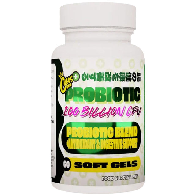 Probiotic | with 100 Billion Active Cells - 60 Гел капсули  Chaos Crew - Nutra Best Bulgaria