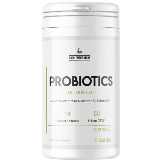 Probiotics | 50 Billion Active Cells - 60 капсули  Supplement Needs - Nutra Best Bulgaria