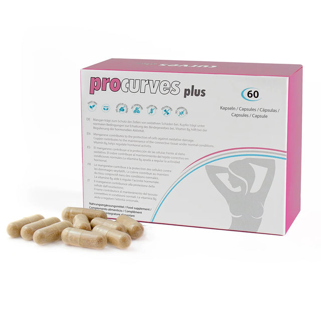 Procurves, Procurves+, Breast Enlargement, Capsules, 60 Capsules  Procurves - Nutra Best Bulgaria