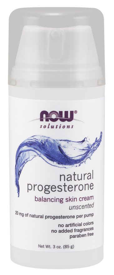 Progesterone Cream - 3 Oz 85 grams  NOW Foods - Nutra Best Bulgaria