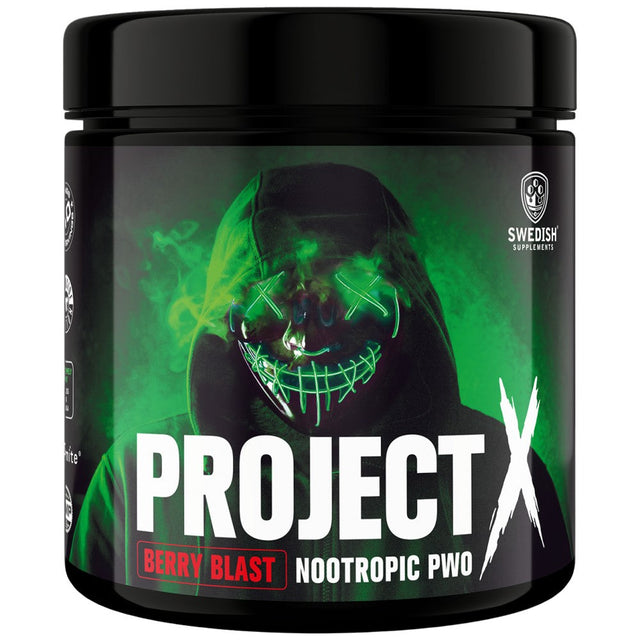 Project X 2.0 | Advanced Nootropic Pre-Workout - 330 грама  Swedish Supplements - Nutra Best Bulgaria