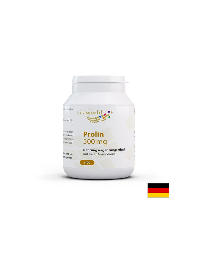 Prolin / Пролин 500 mg, 100 капсули  Vita World - Nutra Best Bulgaria