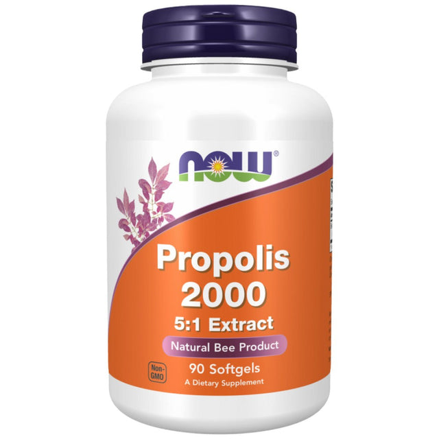 Propolis 2000 5:1 Extract - 90 Гел капсули  NOW Foods - Nutra Best Bulgaria